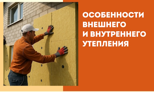 Какие особенности внешнего и внутреннего утепления в Гуково
