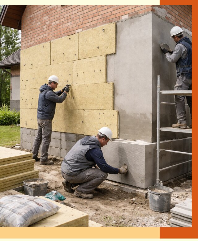 Утепление частного дома в Гуково под ключ от 7700 руб/м2 — недорого | ТепломастерГкв