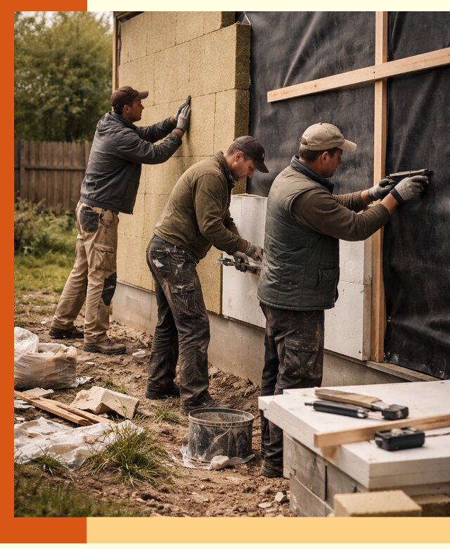 Утепление дачного дома под ключ в Гуково