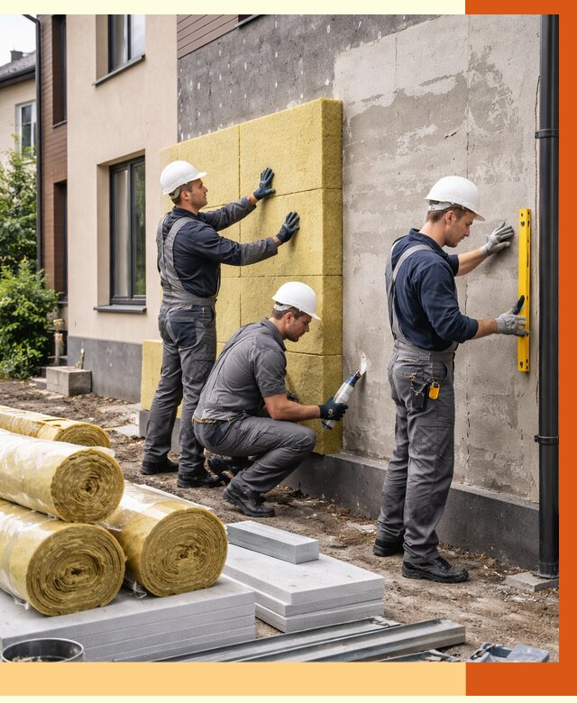 Утепление таунхауса в Гуково от 7392 руб/м2 — комплекс под ключ | ТепломастерГкв