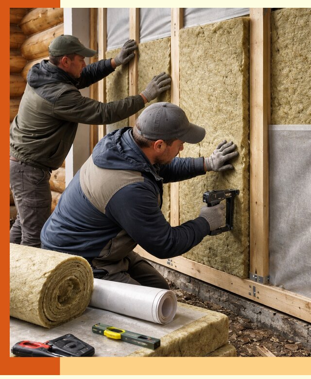 Утепление бревенчатого дома под ключ в Гуково