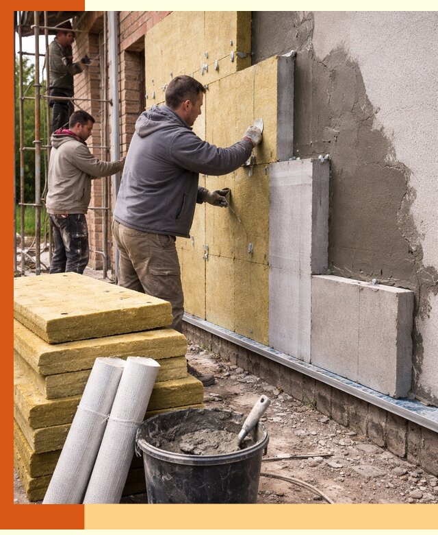 Утепление кирпичного дома под ключ в Гуково