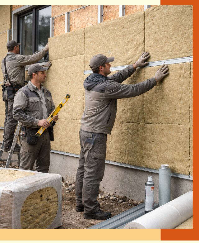 Утепление дома из SIP панелей в Гуково от 6365 руб./м² под ключ | ТепломастерГкв