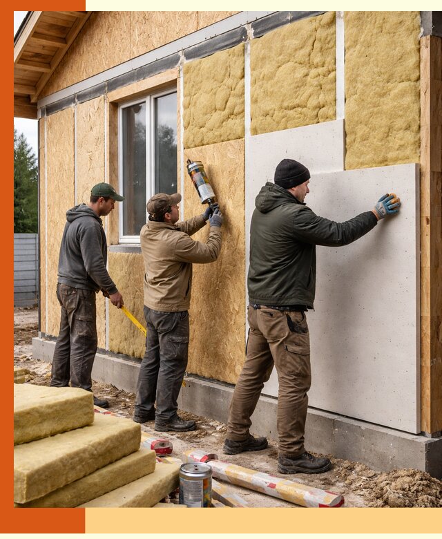 Профессиональное утепление дома из SIP-панелей в Гуково