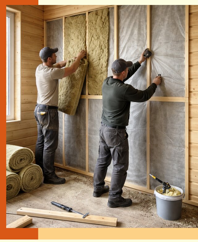 Утепление дома из минибруса в Гуково: комплексные теплоизоляционные работы