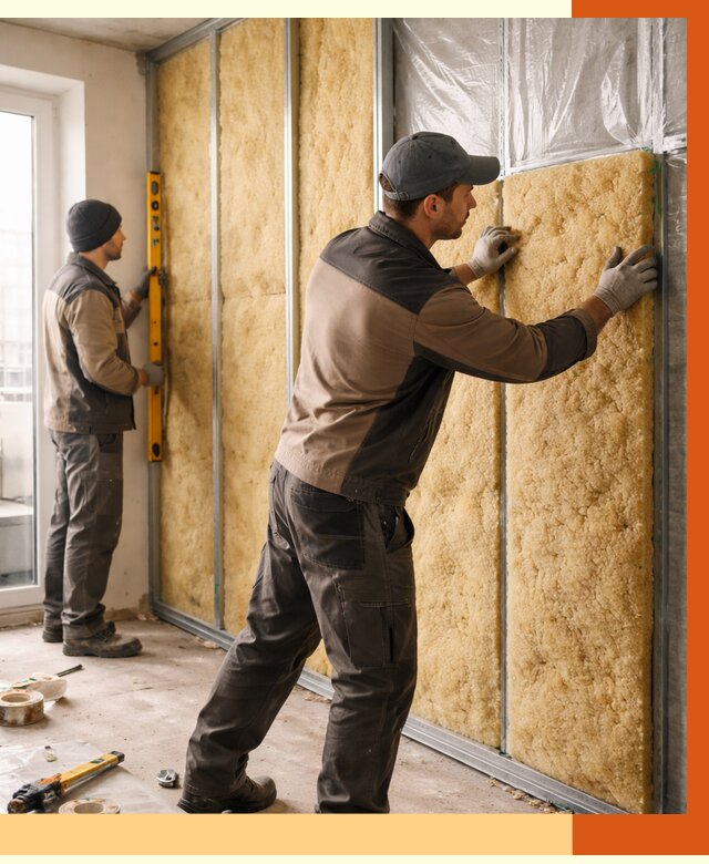 Утепление квартиры изнутри в Гуково от 4466 руб. за м2 | Проф. работы ТепломастерГкв