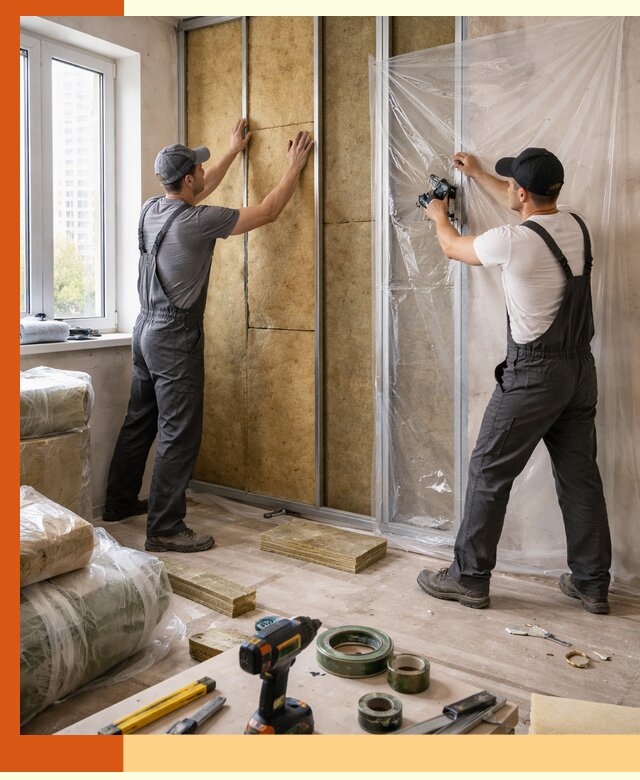 Утепление квартиры изнутри профессионально в Гуково