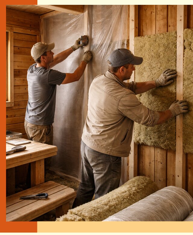 Утепление бани изнутри в Гуково качественно и недорого