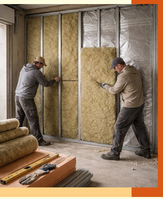 Утепление гаража изнутри в Гуково от 7700 руб/м2 — работы и цена | ТепломастерГкв