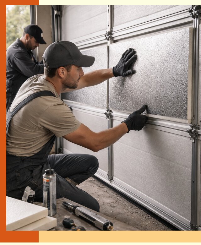 Утепление гаражных ворот в Гуково качественно и надежно