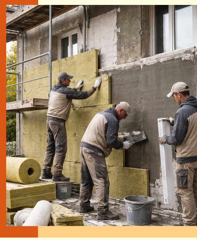 Утепление фасада зданий и домов в Гуково
