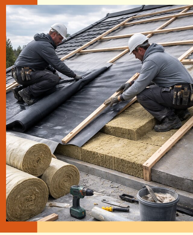 Утепление крыши снаружи в Гуково: профессиональная теплоизоляция
