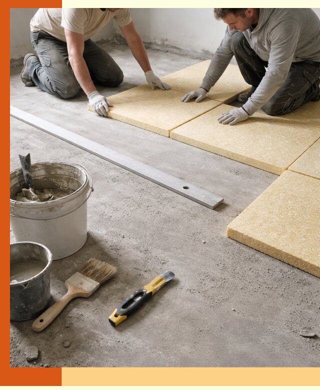 Утепление бетонного пола в Гуково профессионально и недорого