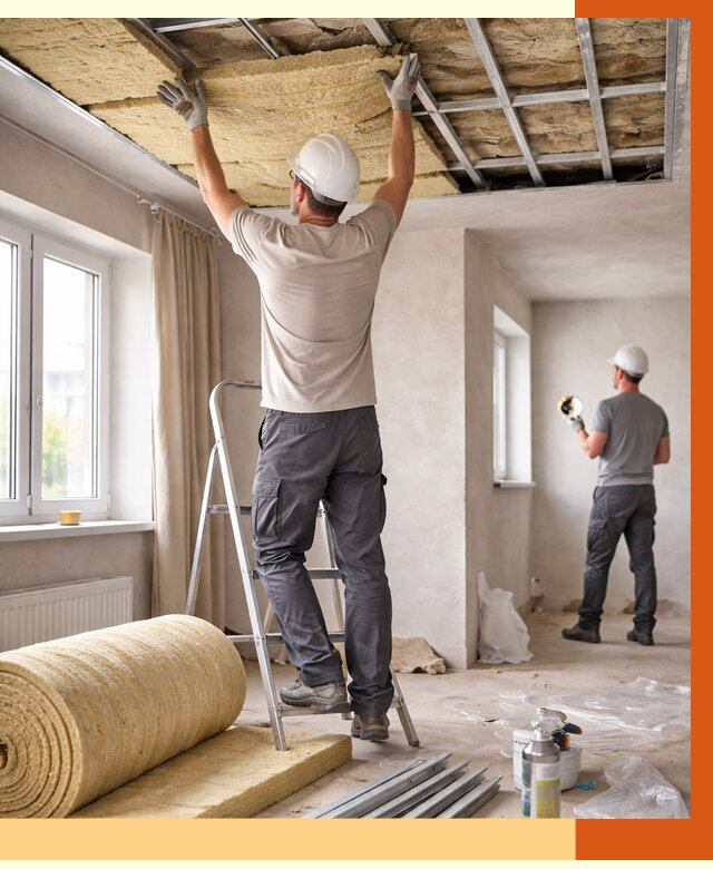 Утепление потолка в частном доме в Гуково от 975 руб./м² — работы под ключ | ТепломастерГкв