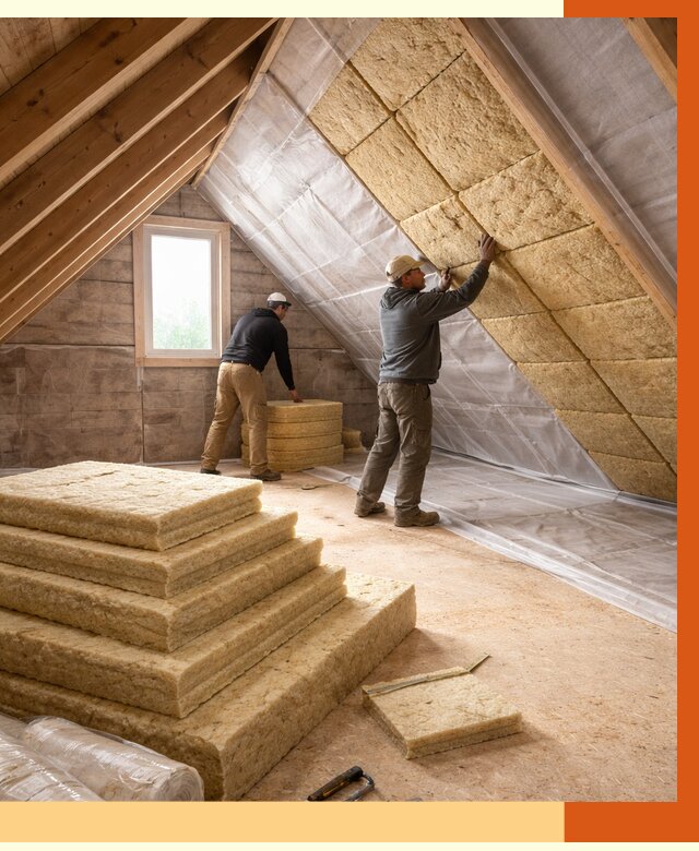 Утепление мансарды в Гуково от 2567 руб/м2 — комплексно и под ключ | ТепломастерГкв