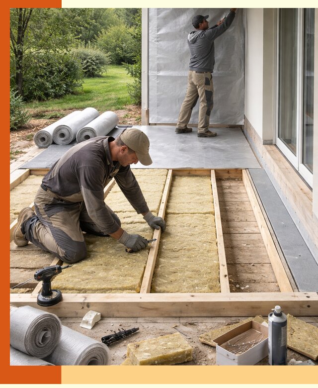 Утепление террасы в Гуково — тепло и защита круглогодично