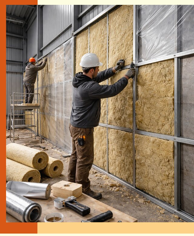 Утепление ангара в Гуково — профессиональная теплоизоляция помещений