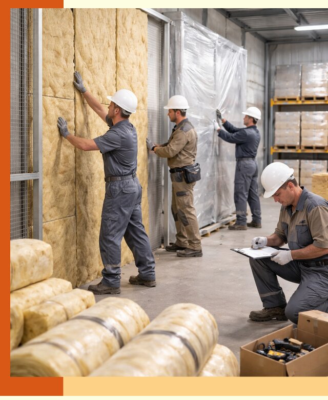 Утепление склада готовой продукции в Гуково качественно и быстро