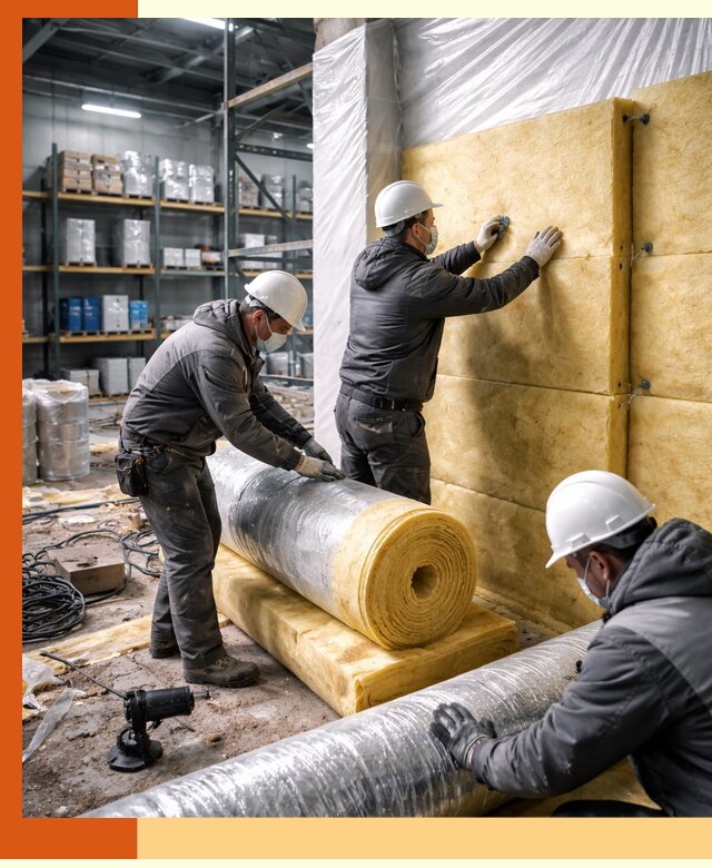 Утепление склада химсырья в Гуково: безопасная и эффективная изоляция