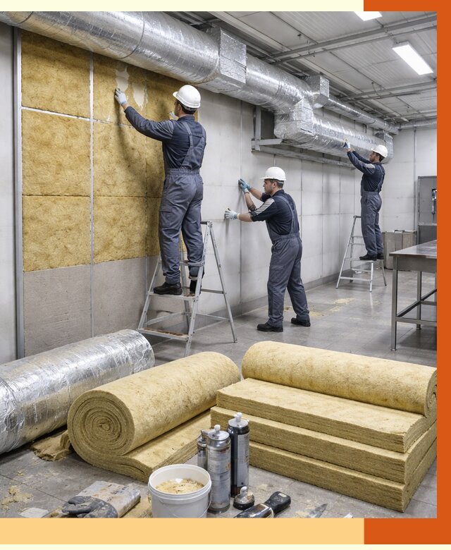 Утепление пищевого цеха в Гуково от 12833 руб./м² — комплексно под ключ | ТепломастерГкв