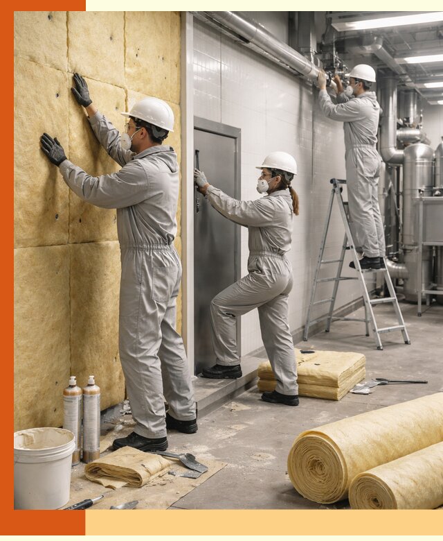 Утепление пищевого цеха под ключ в Гуково