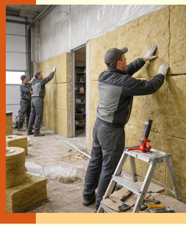 Утепление автосервиса и мастерских в Гуково качественно и надёжно