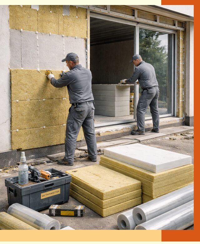 Утепление торгового павильона в Гуково от 14886 руб./м² под ключ | ТепломастерГкв