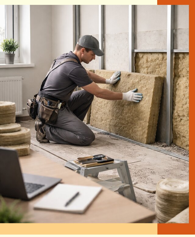 Утепление офиса в Гуково от 4620 руб/м2 — комплексное утепление офиса под ключ | ТепломастерГкв