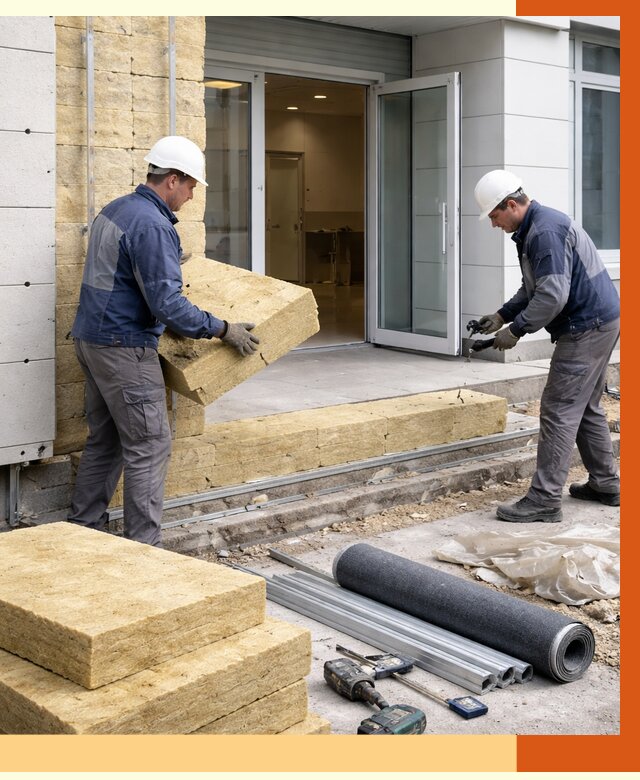 Утепление медицинского центра в Гуково под ключ от 12833 руб./м² | ТепломастерГкв