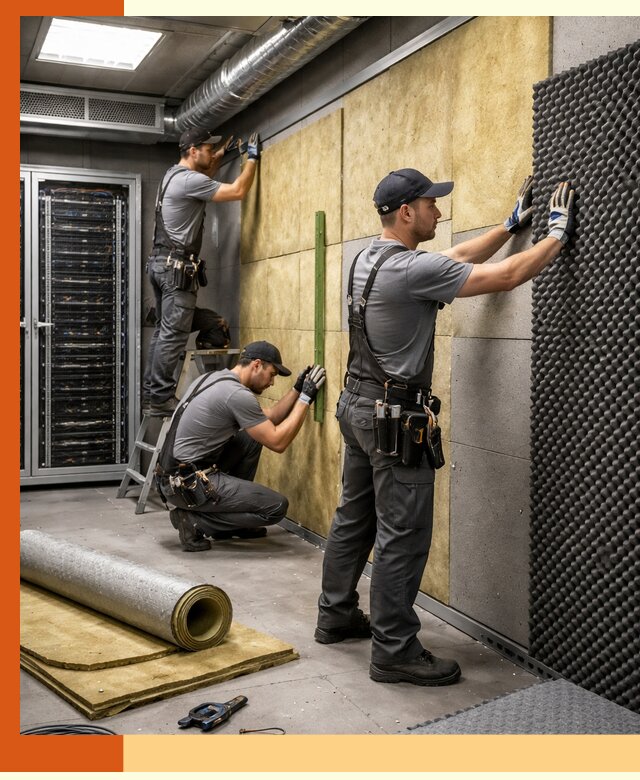 Утепление серверной комнаты профессионально в Гуково