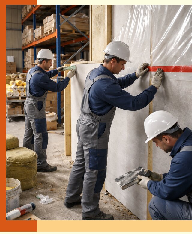 Утепление теплого склада под ключ в Гуково