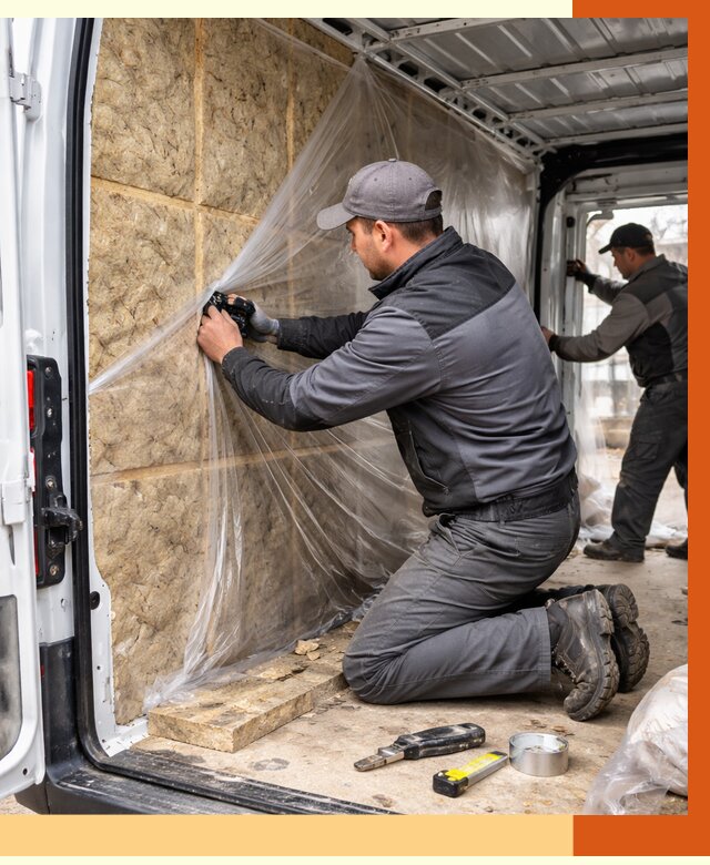 Утепление фургона в Гуково от 16939 руб/м2 — утепление фургона ППУ и кузова | ТепломастерГкв