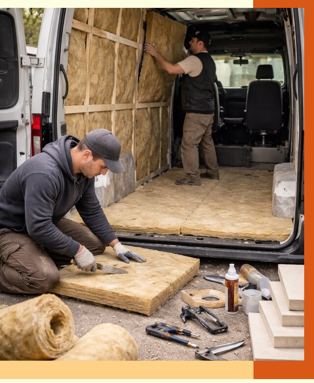 Утепление кемпера в Гуково под ключ от 12319 руб. — профессионально | ТепломастерГкв