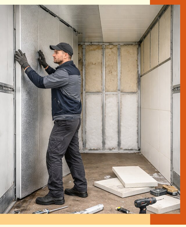 Утепление холодильного кузова в Гуково от 13859 руб. под ключ | ТепломастерГкв