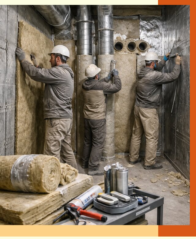 Утепление венткамеры в Гуково под ключ от 1489 руб. — профессионально | ТепломастерГкв