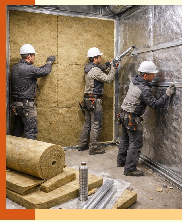 Утепление венткамеры в Гуково — качественная теплоизоляция и шумопоглощение