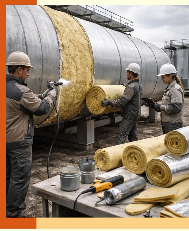Утепление цистерны в Гуково — утеплители и монтаж под ключ