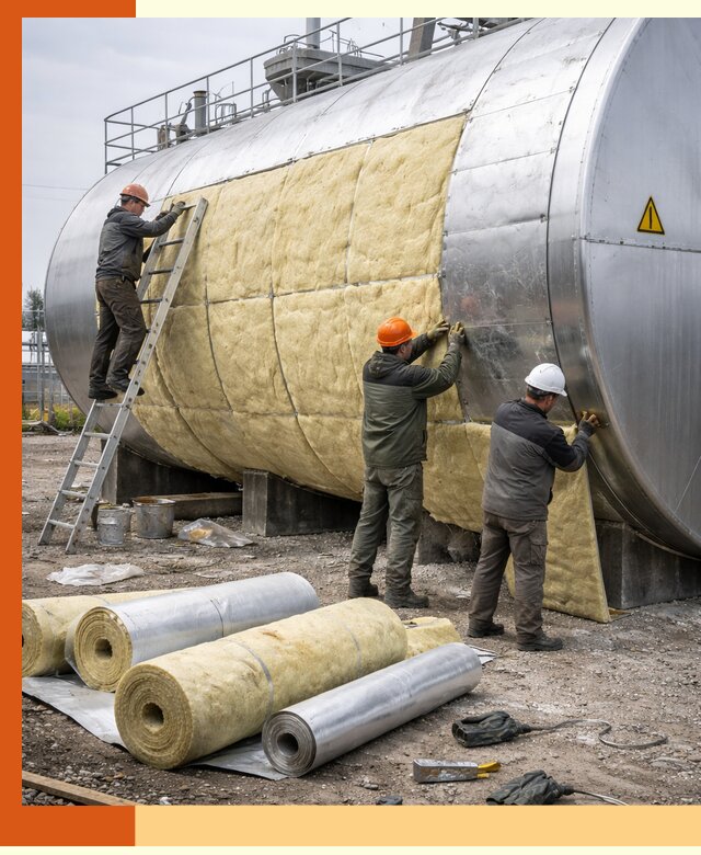 Утепление резервуаров с топливом в Гуково надежно и экономично