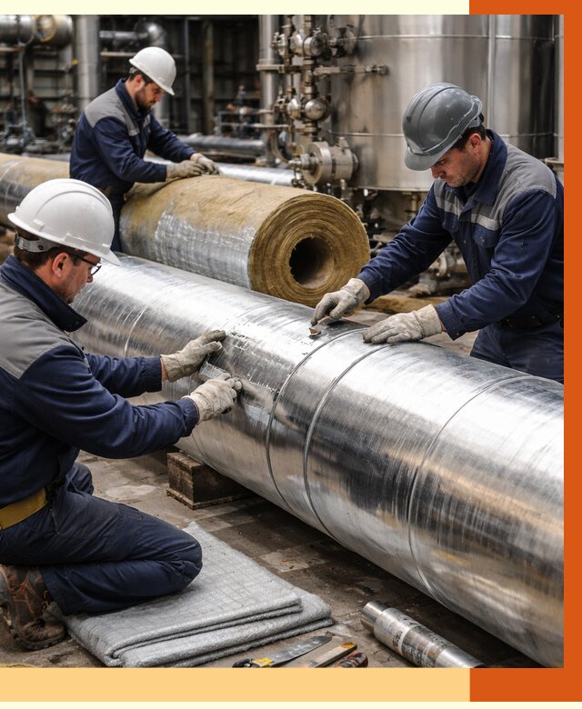 Утепление технологического оборудования в Гуково от 4312 руб. за м2 | ТепломастерГкв