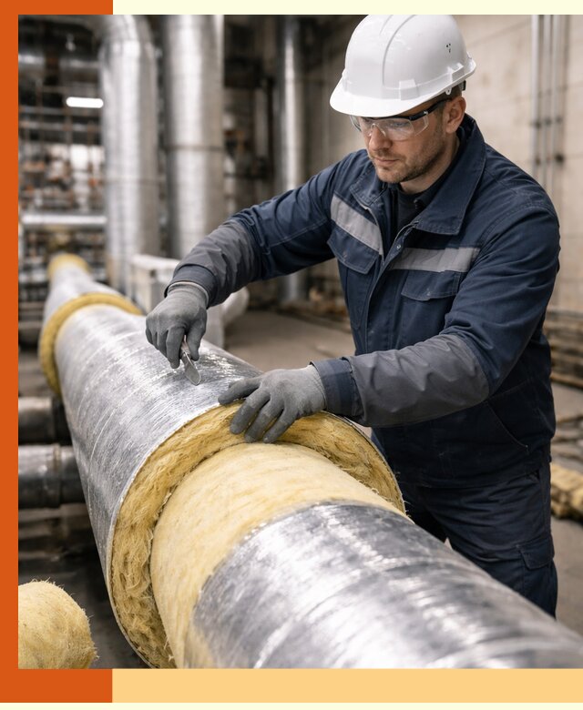 Утепление технологического оборудования и заводских установок в Гуково