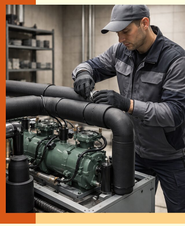 Утепление холодильного агрегата и теплоизоляция в Гуково