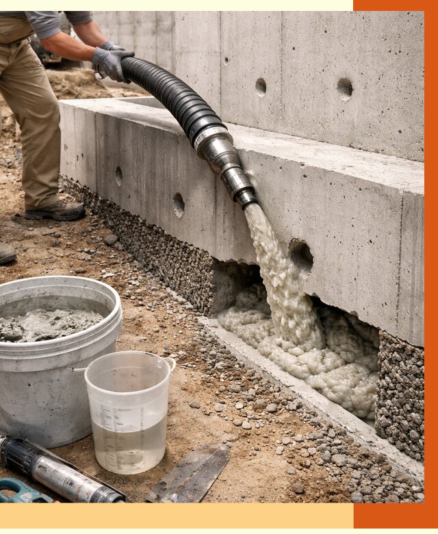 Заполнение полостей фундамента в Гуково от 6981 руб. под ключ | ТепломастерГкв