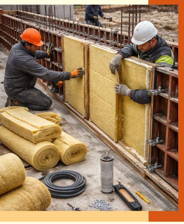 Теплоизоляция опалубки в Гуково от 7392 руб. за м2 — услуги и монтаж | ТепломастерГкв