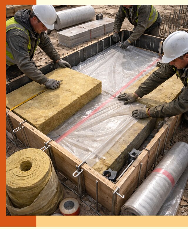 Теплоизоляция опалубки для строительства в Гуково