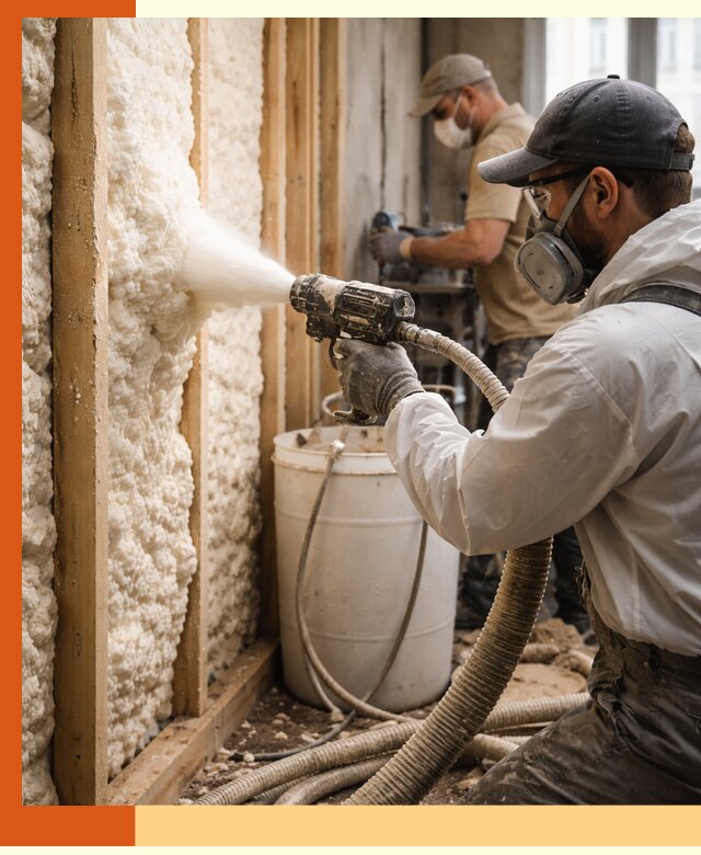 Утепление пеноизолом жилых и коммерческих объектов в Гуково