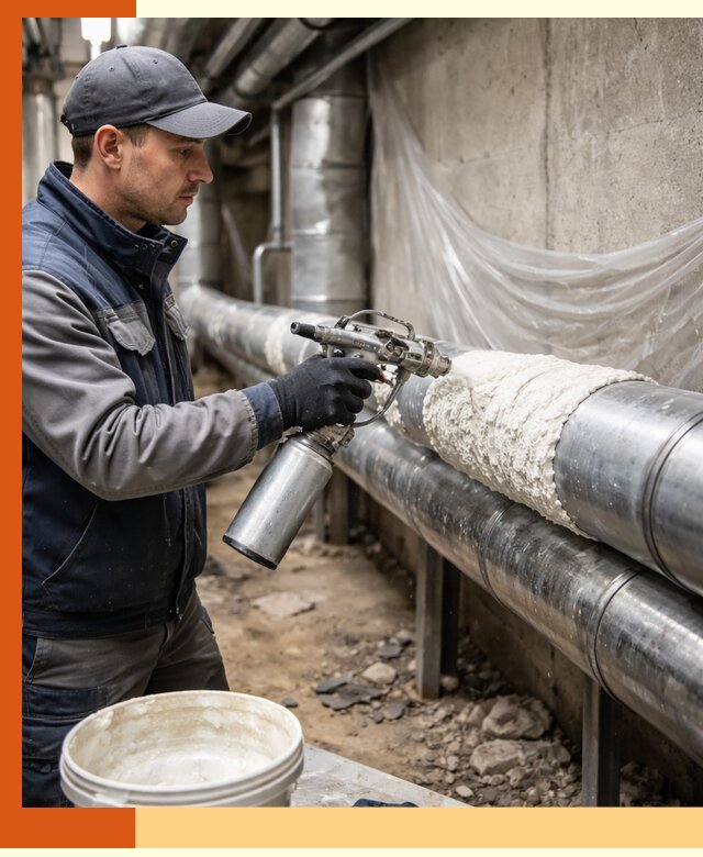 Утепление труб жидкой теплоизоляцией в Гуково