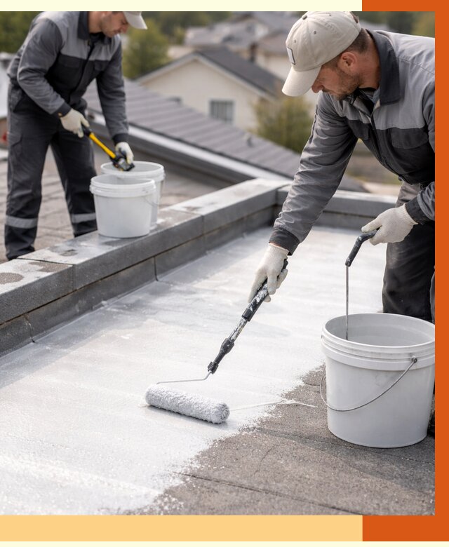 Утепление кровли жидкой теплоизоляцией в Гуково от 2207 руб./м2 | ТепломастерГкв