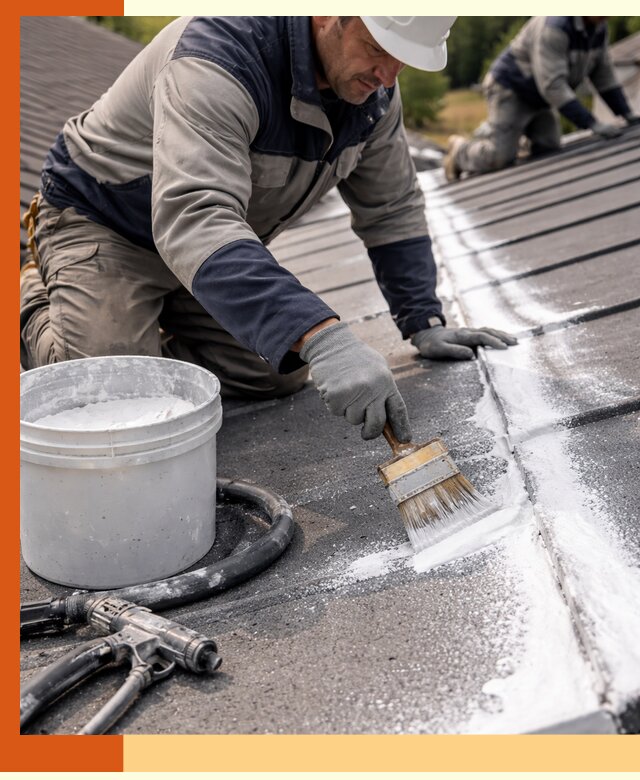 Утепление кровли жидкой теплоизоляцией в Гуково