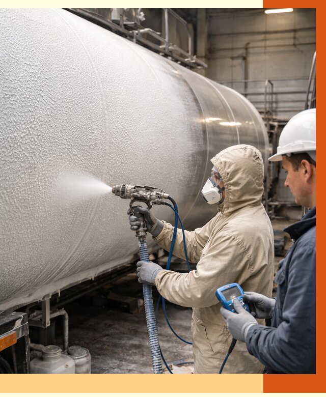 Утепление автоцистерны жидкой теплоизоляцией в Гуково от 14886 руб. под ключ | ТепломастерГкв