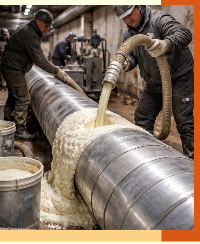 Утепление теплотрассы жидкой теплоизоляцией в Гуково от 4312 руб. | ТепломастерГкв